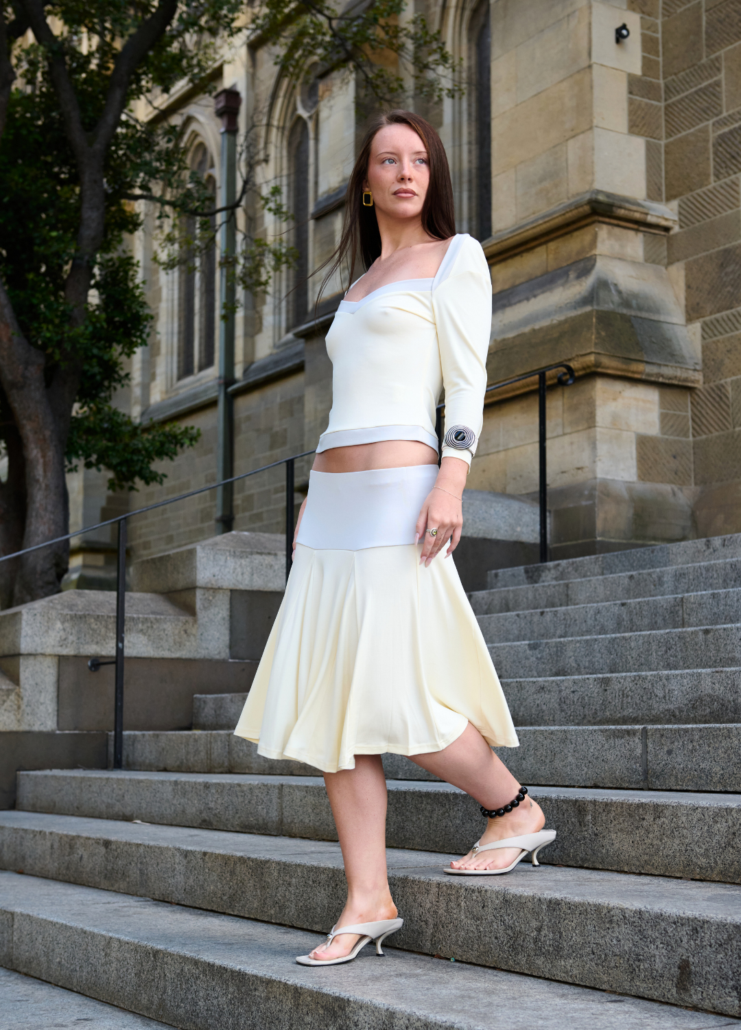 Sophia Flowy Midi Skirt – JXS The Label