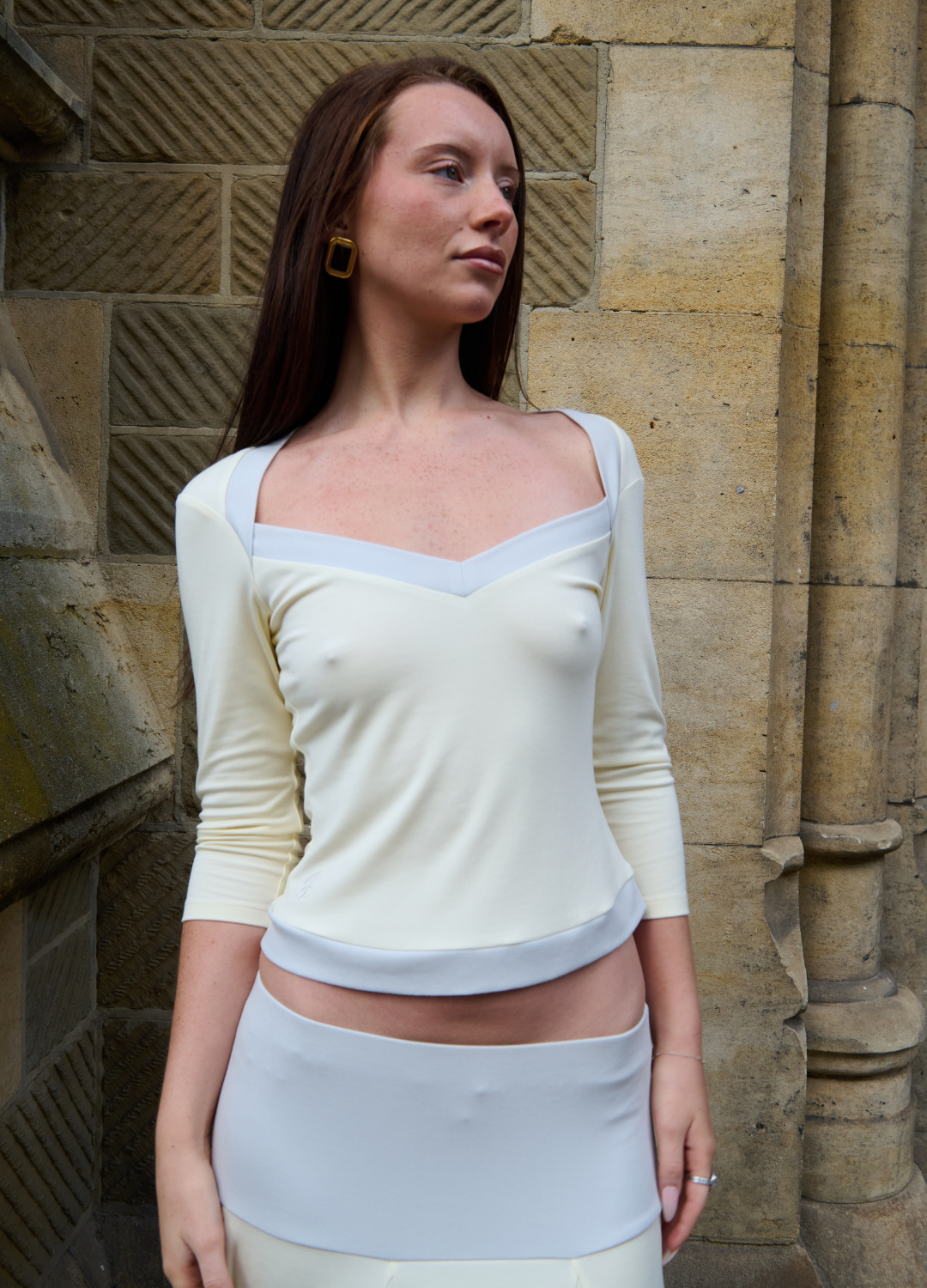 Sophia 3/4 Sleeve V-neck Top – JXS The Label