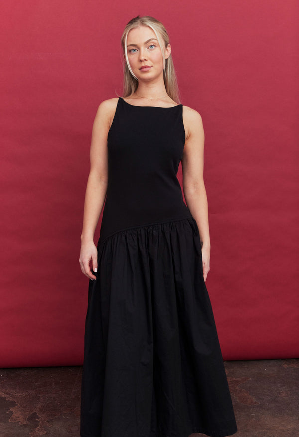 SCARLETT MAXI DRESS - BLACK